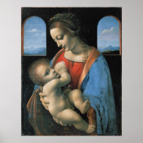 Madonna Litta, Leonardo da Vinci Poster