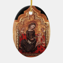 MADONNA OF HUMILITY CHRISTMAS TREE ORNAMENTS