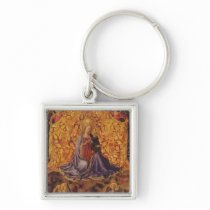 Madonna of Humility with Christ Child and Angels Keychain