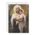 Madonna of the Roses by William Adolphe Bouguereau invitations