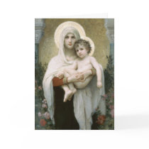 Madonna of the Roses Greeting Card
