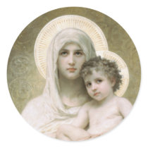 Madonna of the Roses Sticker