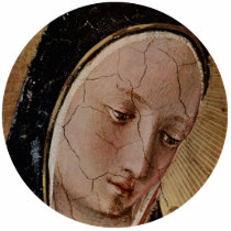 Madonna of the Shadows Christmas Ornament Photo Cutout