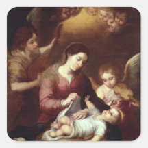 Madonna Square Stickers