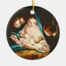 Madonna With Baby Jesus by Carlo Maratta ornament