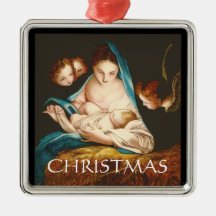 Madonna With Baby Jesus by Carlo Maratta Ornament