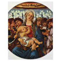 Madonna With Eight Angels Singing (Berlin Madonna) Flyer Design