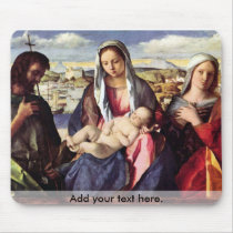 Madonna with John the Baptist and a saint by Belli