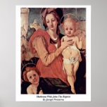 Madonna With John The Baptist By Jacopo Pontormo posters
