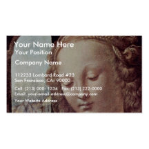 Madonna With The Carnation  By Leonardo Da Vinci Business Cards