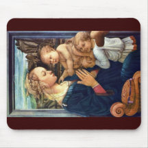 Madonna With Two Angels By Lippi Fra Filippo Mousepad