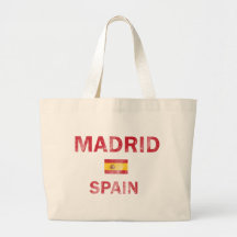 Madrid Spain Designs Canvas Bags