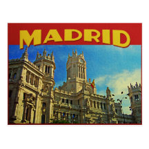 Madrid Spain Postcard