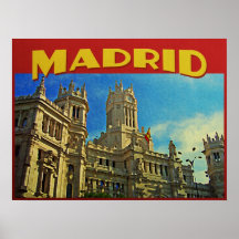 Madrid Spain Posters