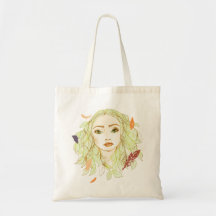 Mãe natureza bolsa para compras