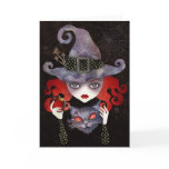 Maelba. the Red Witch Greeting Card