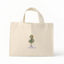 Maeve Irish Dancer Tote in Blue Stripes! Tote Bags