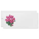 Magenta And White Cyclamen rack cards