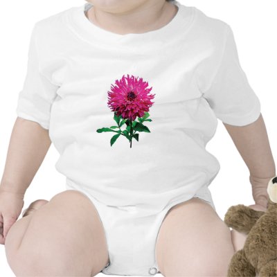 Magenta Dahlia Elsie Huston Infants T Shirt by SusanSavad