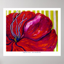 Magenta Flower POSTER