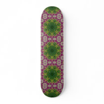Magenta Flowers Circles Mandala