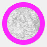 Magenta Frame Sticker