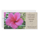 Magenta Hibiscus Photocard