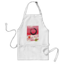 Magenta Zen Circle Apron