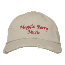 Maggie Berry Music Embroidered Hats