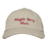 Maggie Berry Music embroidered hats