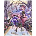 Maggie - Fairy and Cat Shirt by Nikki Burnette