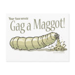 maggot_gag_zazzle postcards