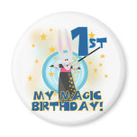 Magic 1st Birthday Tshirts and Gifts Magnets