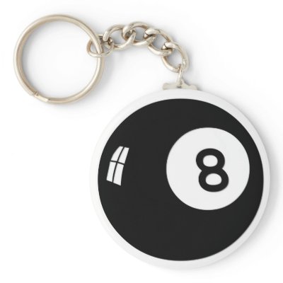 Magic 8 Ball Key Chain
