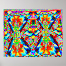 Magic alien patterns print
