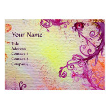 MAGIC BERRIES 2 MONOGRAM BUSINESS CARD TEMPLATE