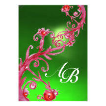 MAGIC BERRIES,MONOGRAM red emerald Announcement