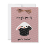 magic bunny invitations