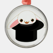magic bunny ornament