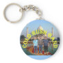 Magic Carpet key chain yellow text