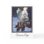 Magic Dachshund Christmas cards