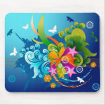 Magic Flowers Mouse Pad