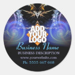 Magic Fractal Shower w/ Logo Business Sticker