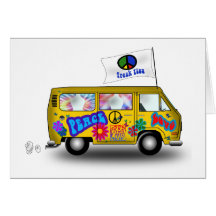 Magic Hippie Van Card