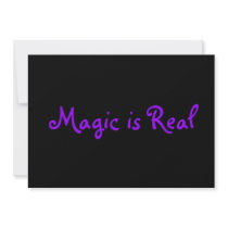 Magic is Real-invitations