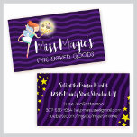 Magic kitchen baking fairy cake cookie cupcake business cards