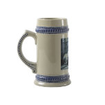 Magic Lantern Slide Ringling Bros Elephant Train Mug