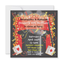 Magic Magician Party Invitation