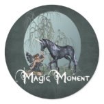 Magic Moment Round Stickers