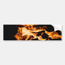 Magic of fire bumper stickers